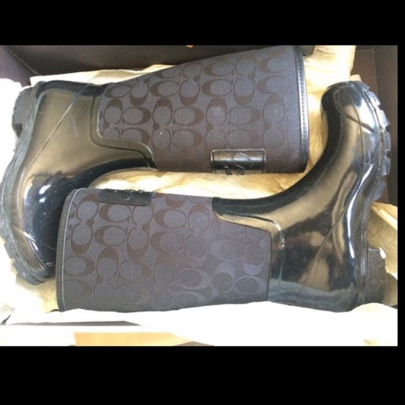 Coach rain boots - Picture 3 of 4